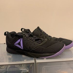 Reebok Nano 6 black/purple DARE colorway size 10
